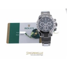 Rolex Daytona nero ref. 116520 full set bracciale nuovo con adesivi